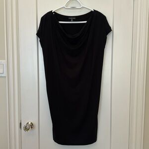 Eileen Fisher petites cowl neck or off the shoulder t shirt dress size small